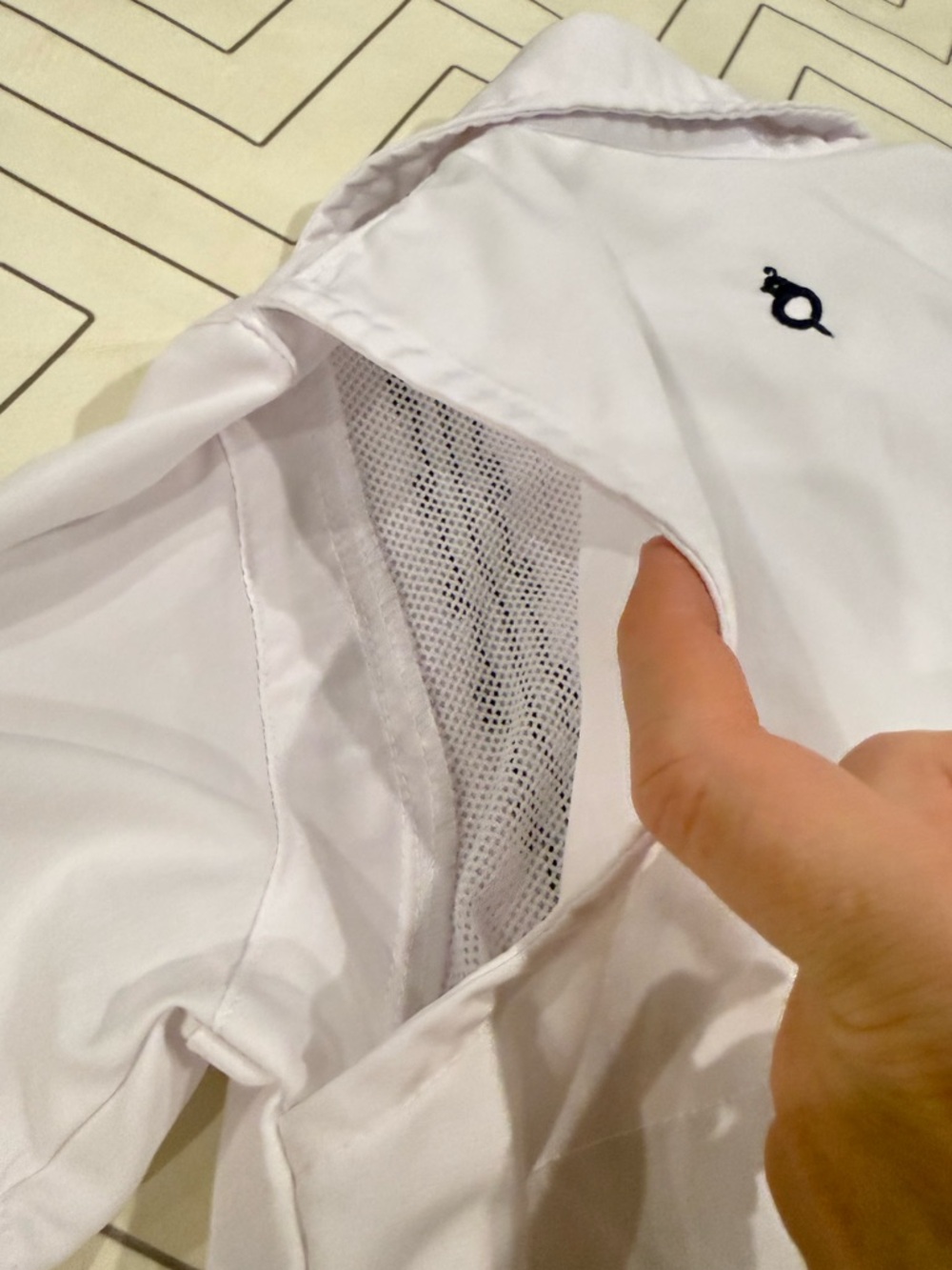 Blue Quail White Guayabera Fishing Shirt - Picture 10 of 12